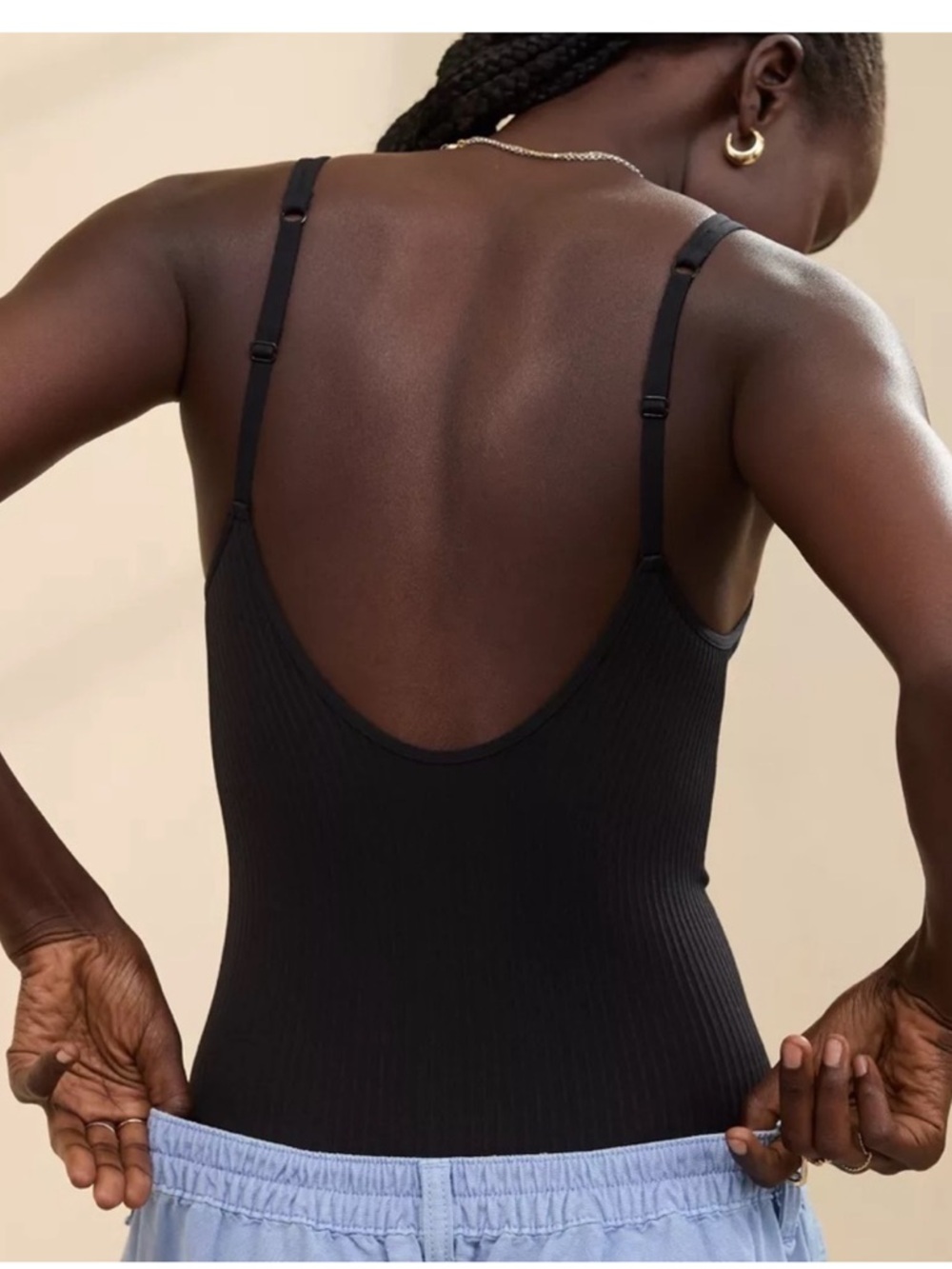 Aerie Ribbed Low Back Bodysuit